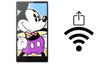 How to generate a Wi-Fi QR code on an Disney Mobile DM016SH