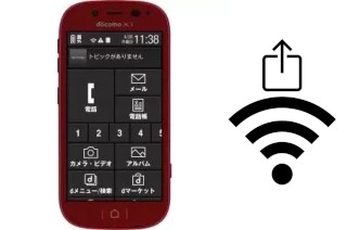 How to generate a QR code with the Wi-Fi password on a DoCoMo F-06F