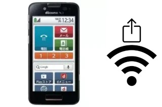 How to generate a QR code with the Wi-Fi password on a DoCoMo F-09E