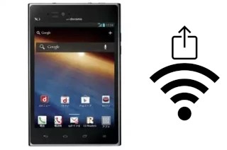 How to generate a QR code with the Wi-Fi password on a DoCoMo L-06D