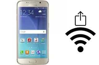 How to generate a QR code with the Wi-Fi password on a DoCoMo SC-05G