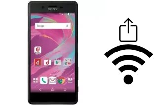 How to generate a QR code with the Wi-Fi password on a DoCoMo SO-04H