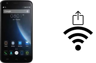 How to generate a QR code with the Wi-Fi password on a Doogee Valencia 2 Y100 Plus