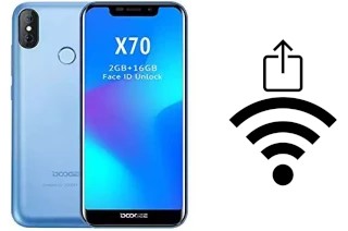 How to generate a QR code with the Wi-Fi password on a Doogee X70