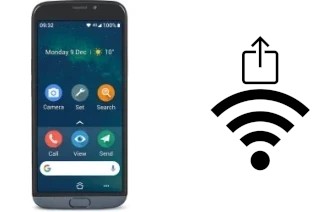 How to generate a QR code with the Wi-Fi password on a Doro 8050