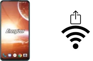 How to generate a QR code with the Wi-Fi password on a Energizer Power Max P18K Pop