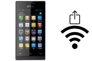 How to generate a QR code with the Wi-Fi password on a Eton T850