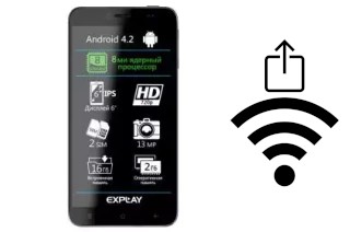 How to generate a QR code with the Wi-Fi password on a Explay Diamond