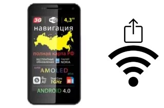 How to generate a QR code with the Wi-Fi password on a Explay Infinity II