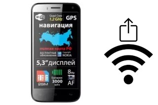 How to generate a QR code with the Wi-Fi password on a Explay Navigator