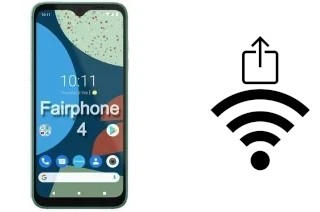 How to generate a QR code with the Wi-Fi password on a Fairphone 4