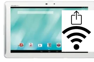 How to generate a QR code with the Wi-Fi password on a Fujitsu Arrows Tab F-02F