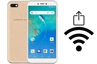 How to generate a QR code with the Wi-Fi password on a General Mobile GM 8 Go