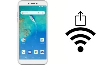 How to generate a QR code with the Wi-Fi password on a General Mobile GM8 Go