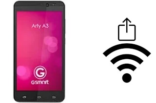 How to generate a QR code with the Wi-Fi password on a Gigabyte GSmart Arty A3