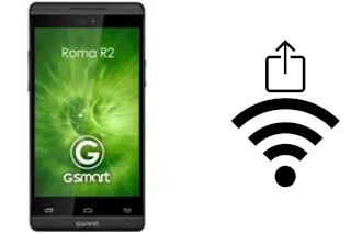 How to generate a QR code with the Wi-Fi password on a Gigabyte GSmart Roma R2