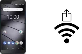 How to generate a QR code with the Wi-Fi password on a Gigaset GS100