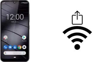 How to generate a QR code with the Wi-Fi password on a Gigaset GS190