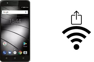 How to generate a QR code with the Wi-Fi password on a Gigaset GS270 Plus