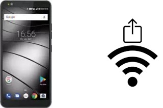 How to generate a QR code with the Wi-Fi password on a Gigaset GS370 Plus