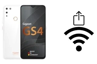 How to generate a QR code with the Wi-Fi password on a Gigaset GS4