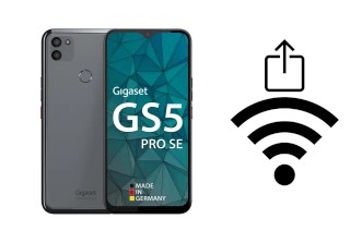 How to generate a QR code with the Wi-Fi password on a Gigaset GS5 PRO SE