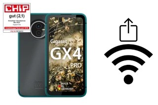 How to generate a QR code with the Wi-Fi password on a Gigaset GX4 PRO