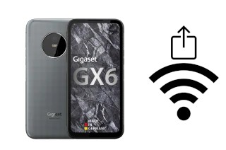 How to generate a QR code with the Wi-Fi password on a Gigaset GX6