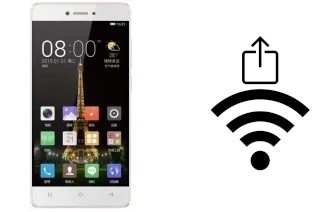 How to generate a QR code with the Wi-Fi password on a Gionee F100L