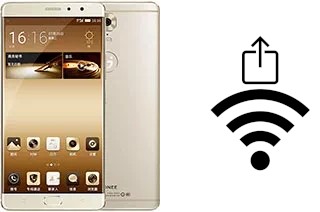 How to generate a QR code with the Wi-Fi password on a Gionee M6 Plus