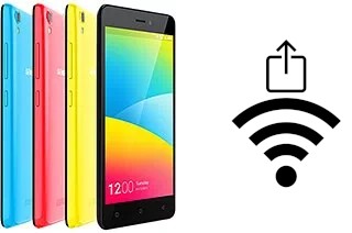 How to generate a Wi-Fi QR code on an Gionee Pioneer P5W