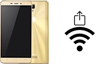 How to generate a QR code with the Wi-Fi password on a Gionee P7 Max