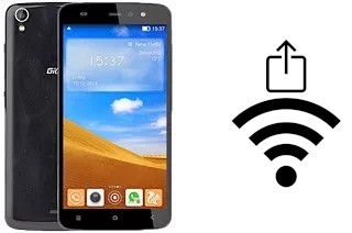 How to generate a QR code with the Wi-Fi password on a Gionee Pioneer P6