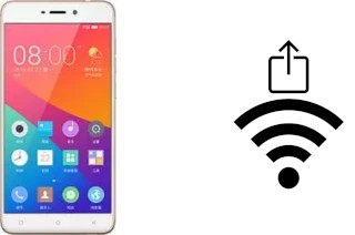 How to generate a QR code with the Wi-Fi password on a Gionee S5