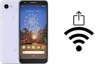 How to generate a Wi-Fi QR code on an Google Pixel 3a XL