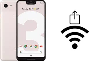 How to generate a Wi-Fi QR code on an Google Pixel 3 XL