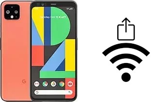 How to generate a Wi-Fi QR code on an Google Pixel 4 XL