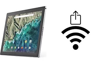 How to generate a QR code with the Wi-Fi password on a Google Pixel C