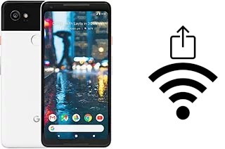 How to generate a QR code with the Wi-Fi password on a Google Pixel 2 XL