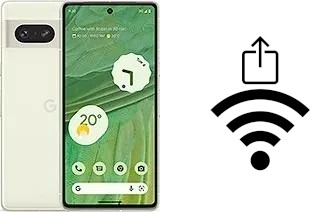 How to generate a Wi-Fi QR code on an Google Pixel 7