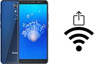 How to generate a QR code with the Wi-Fi password on a Haier L6