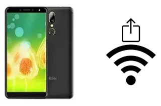 How to generate a QR code with the Wi-Fi password on a Haier Leisure L8