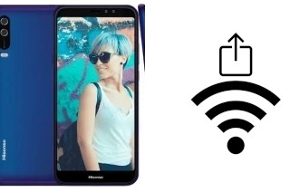 How to generate a QR code with the Wi-Fi password on a HiSense E30 LITE