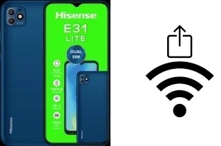 How to generate a QR code with the Wi-Fi password on a HiSense E31 LITE