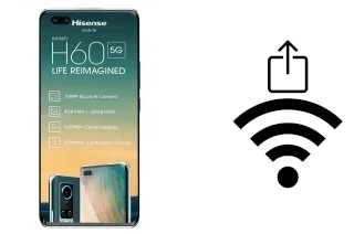 How to generate a QR code with the Wi-Fi password on a HiSense H60 5G