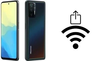 How to generate a QR code with the Wi-Fi password on a HiSense INFINITY H50S 5G