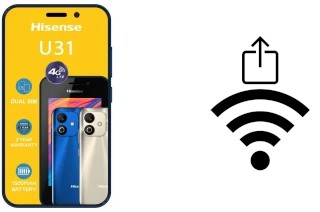 How to generate a Wi-Fi QR code on an HiSense U31