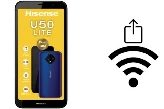 How to generate a QR code with the Wi-Fi password on a HiSense U50 Lite