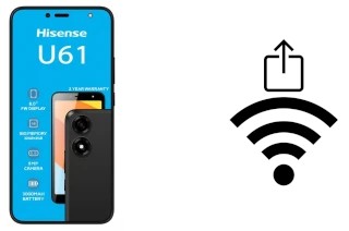 How to generate a Wi-Fi QR code on an HiSense U61