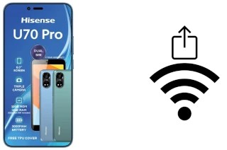 How to generate a Wi-Fi QR code on an HiSense U70 Pro